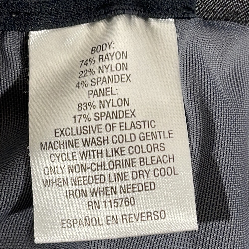 JM Collection Petite Pants Stretch Straight Leg Grey With Pockets Size 10 Petite - Picture 8 of 9